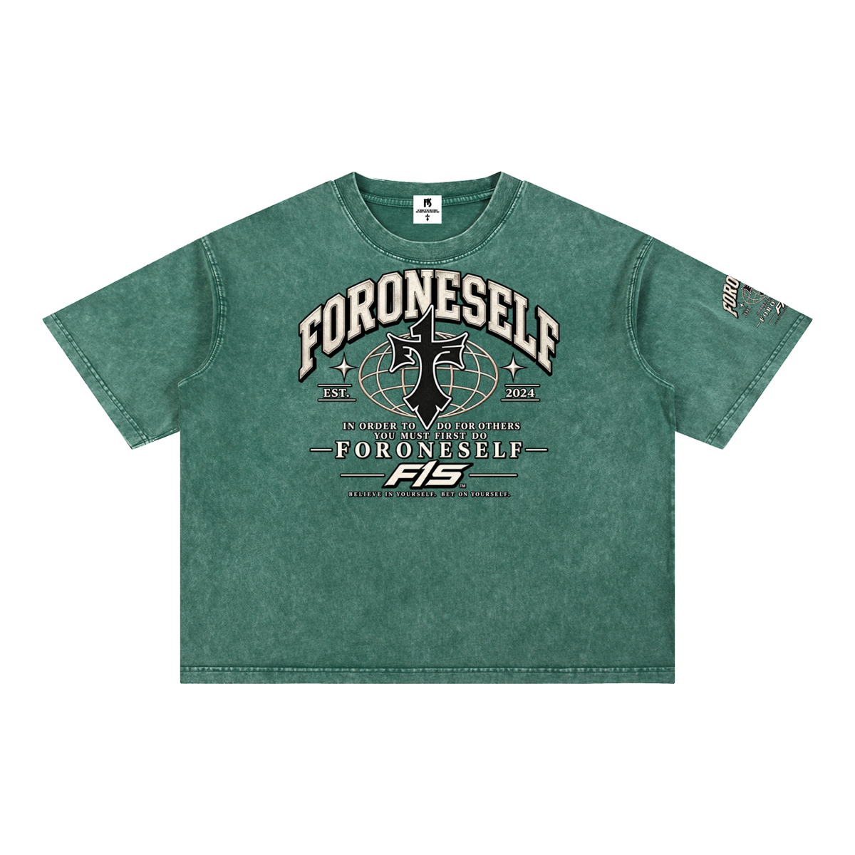 FORONESELF Oversized Boxy Cotton T-Shirt