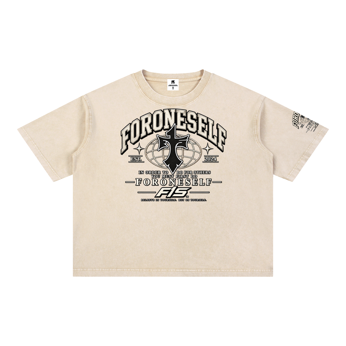 FORONESELF Oversized Boxy Cotton T-Shirt