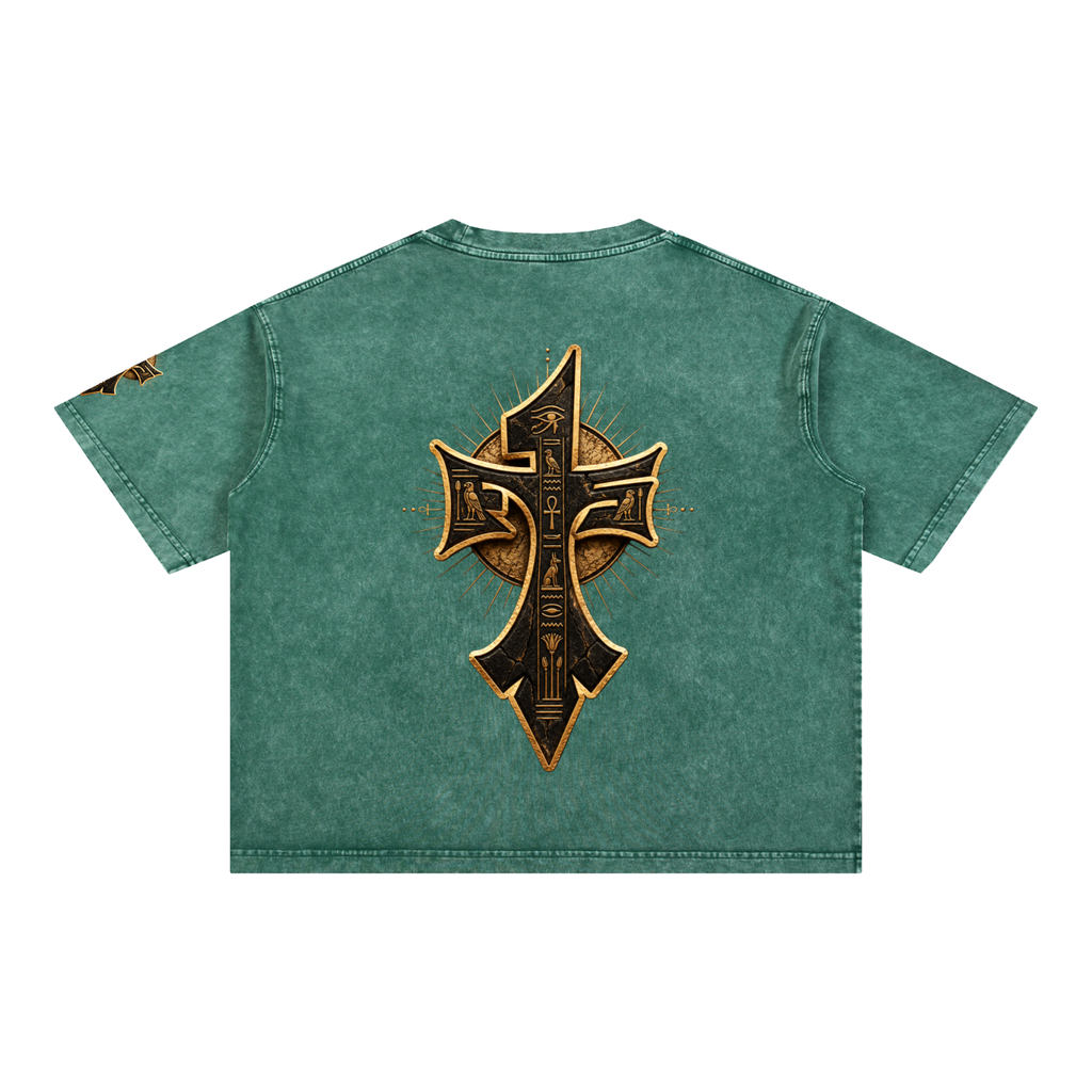 FORONESELF Egyptian Eye Boxy Cotton T-Shirt