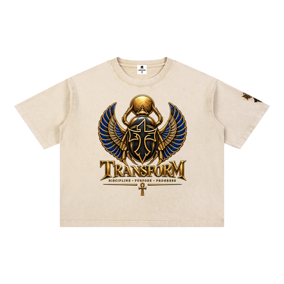 FORONESELF Egyptian Transform Boxy Cotton T-Shirt