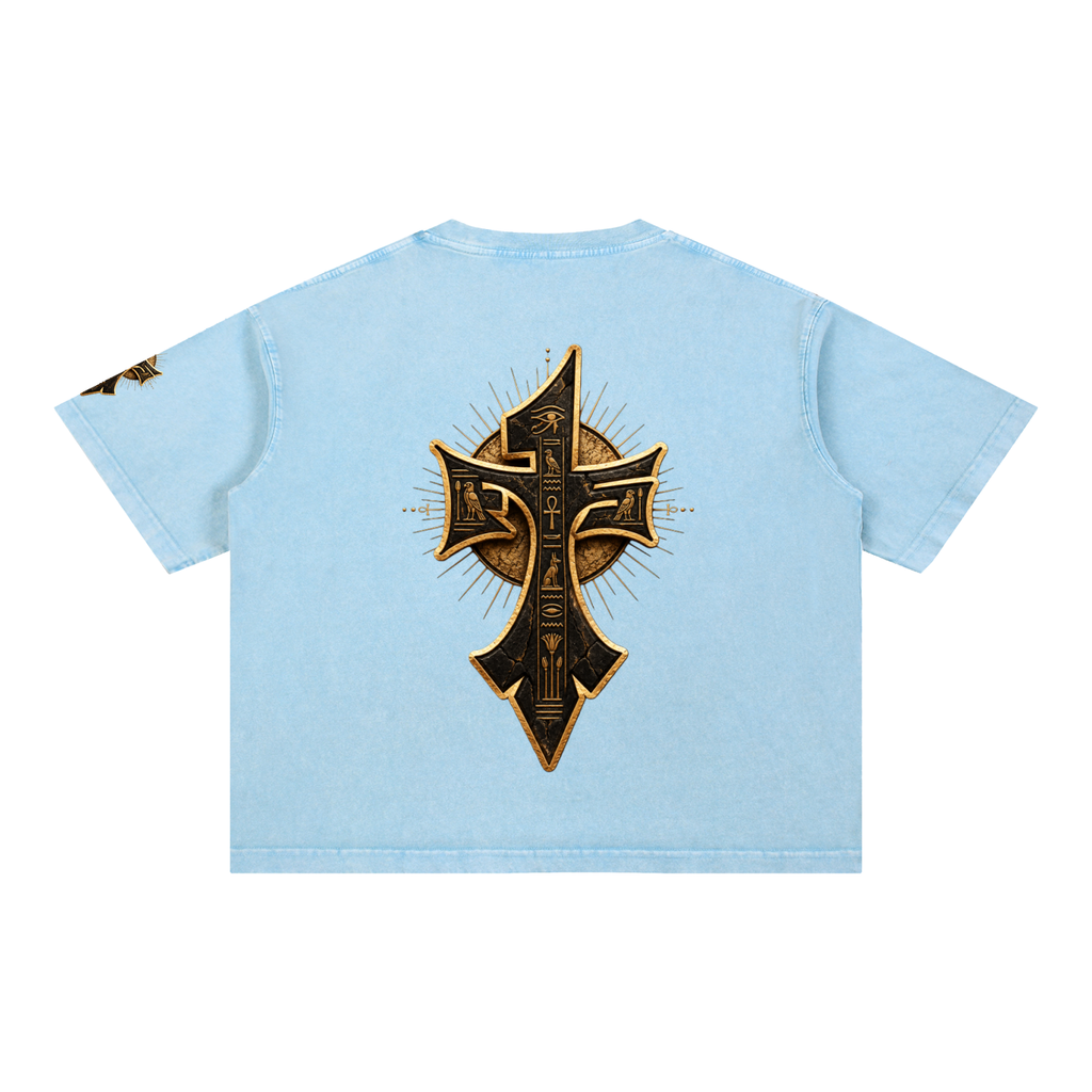 FORONESELF Egyptian Eye Boxy Cotton T-Shirt