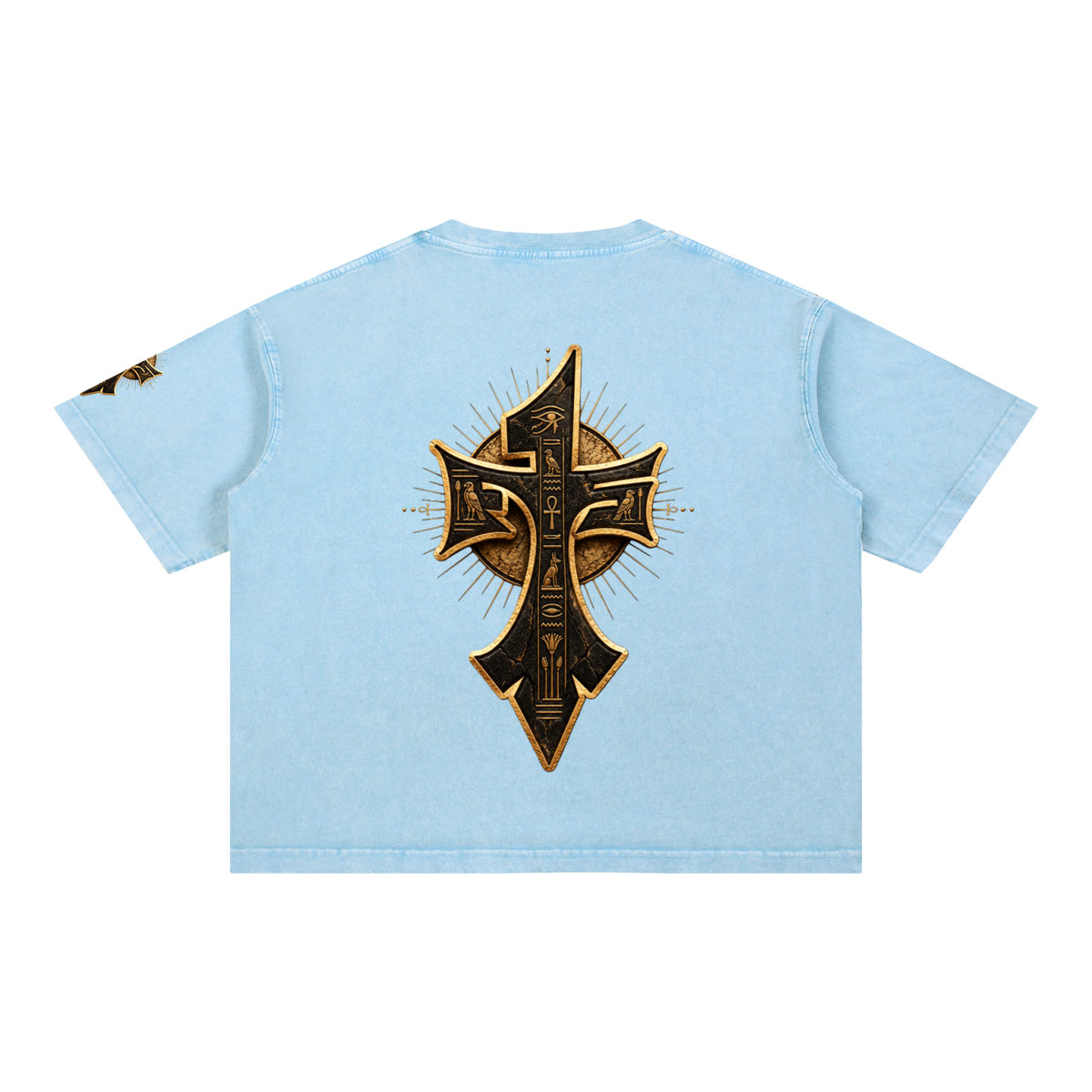 FORONESELF Egyptian Eye Boxy Cotton T-Shirt