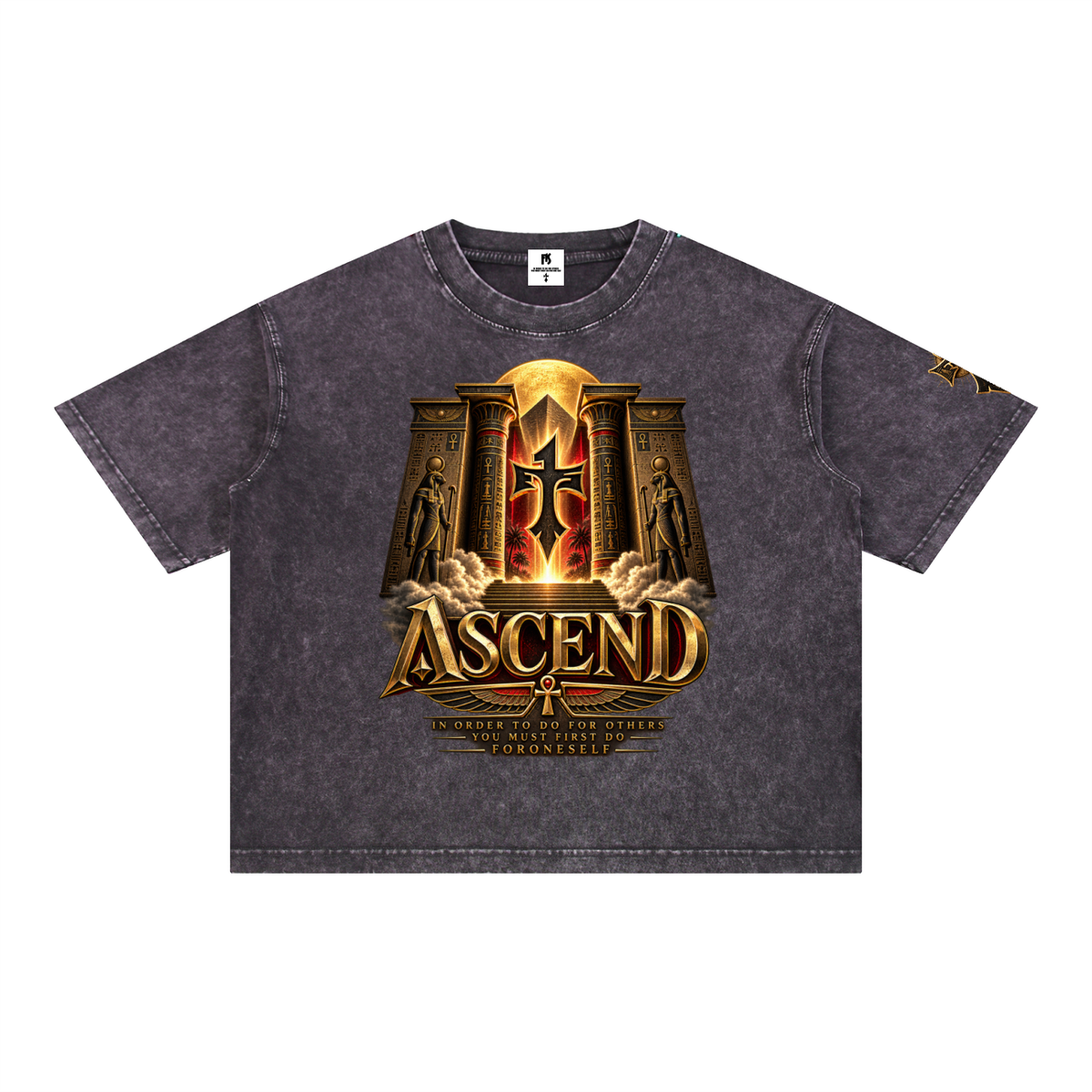 FORONESELF Egyptian Ascend Boxy Cotton T-Shirt