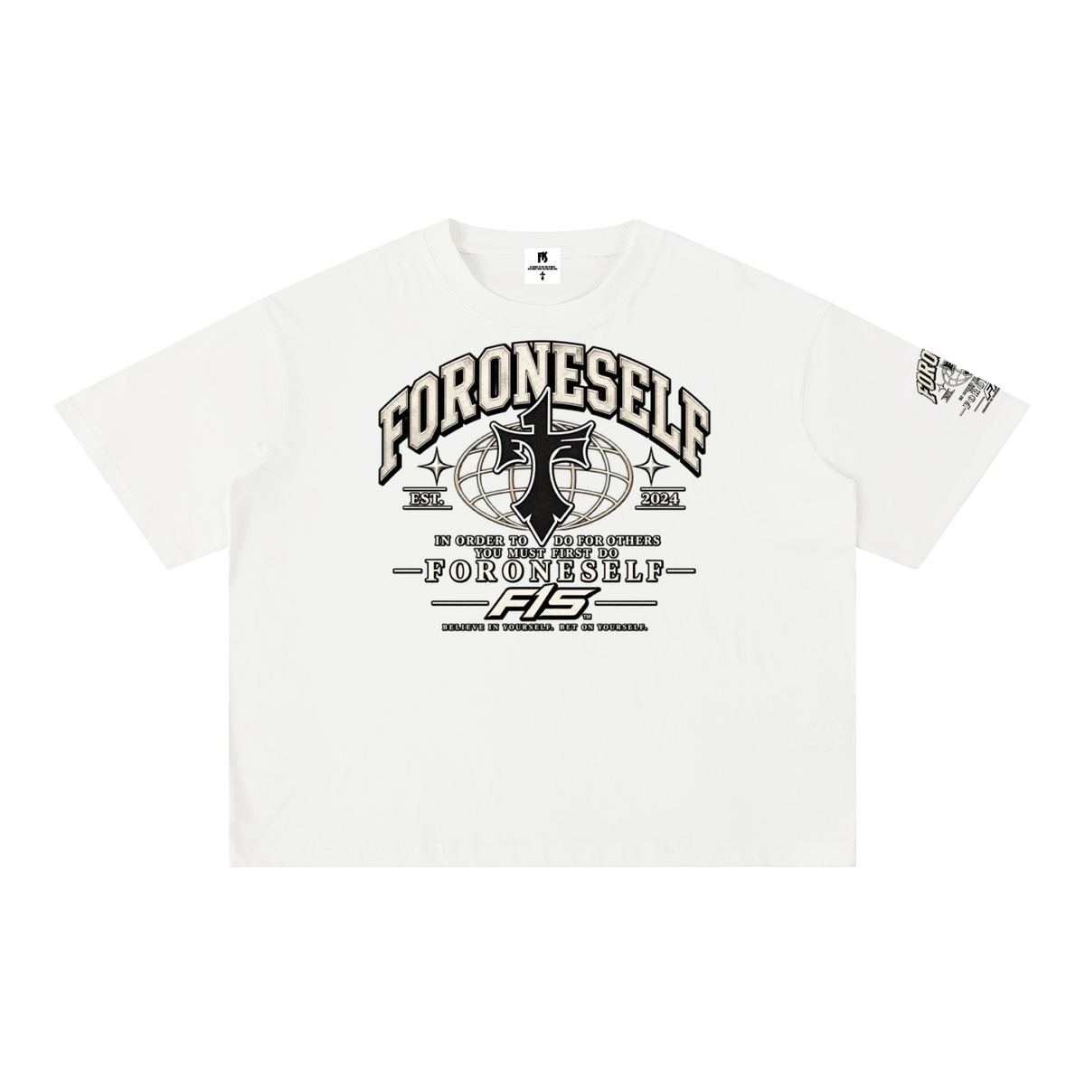 FORONESELF Oversized Boxy Cotton T-Shirt