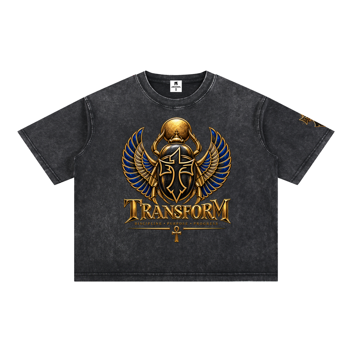 FORONESELF Egyptian Transform Boxy Cotton T-Shirt
