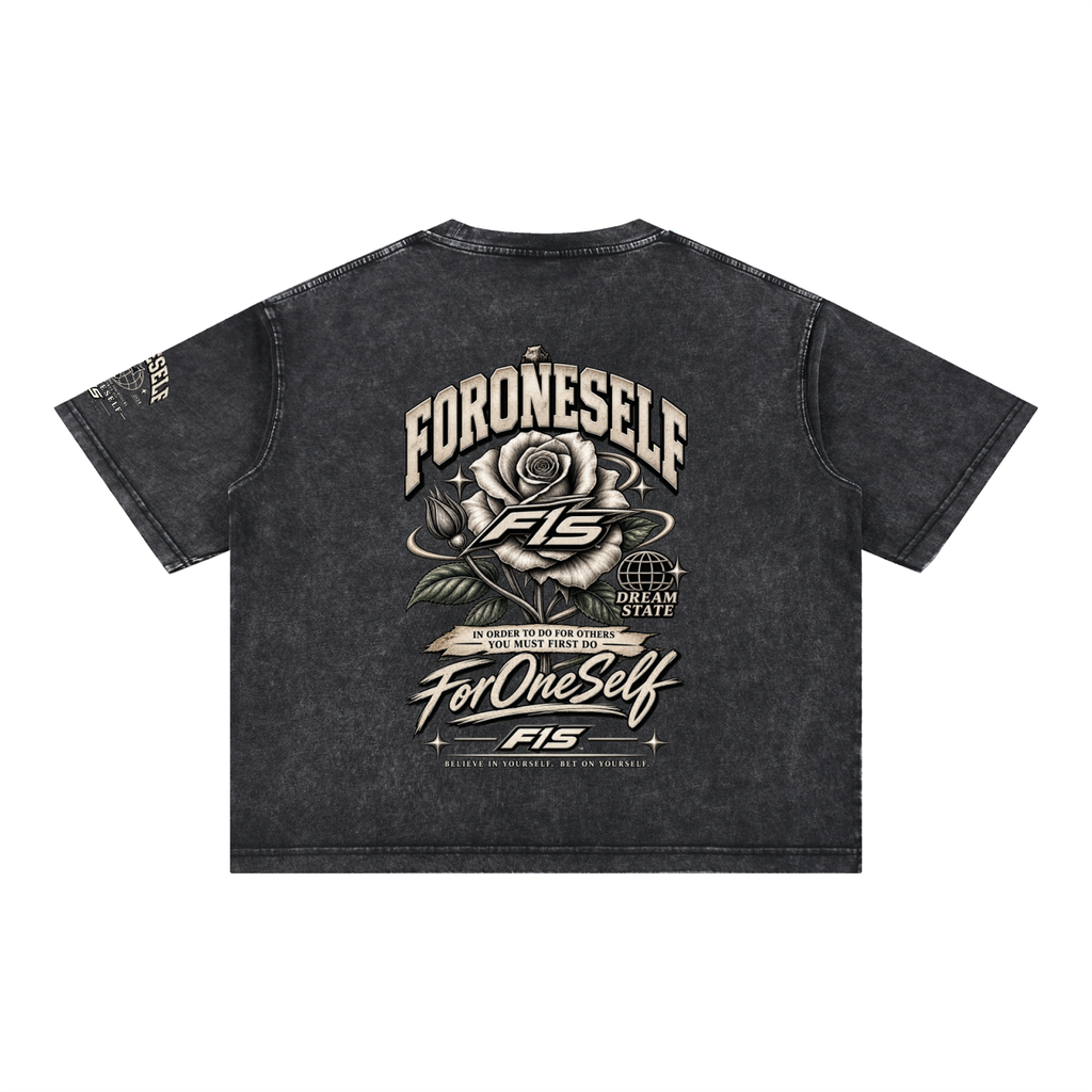 FORONESELF Oversized Boxy Cotton T-Shirt