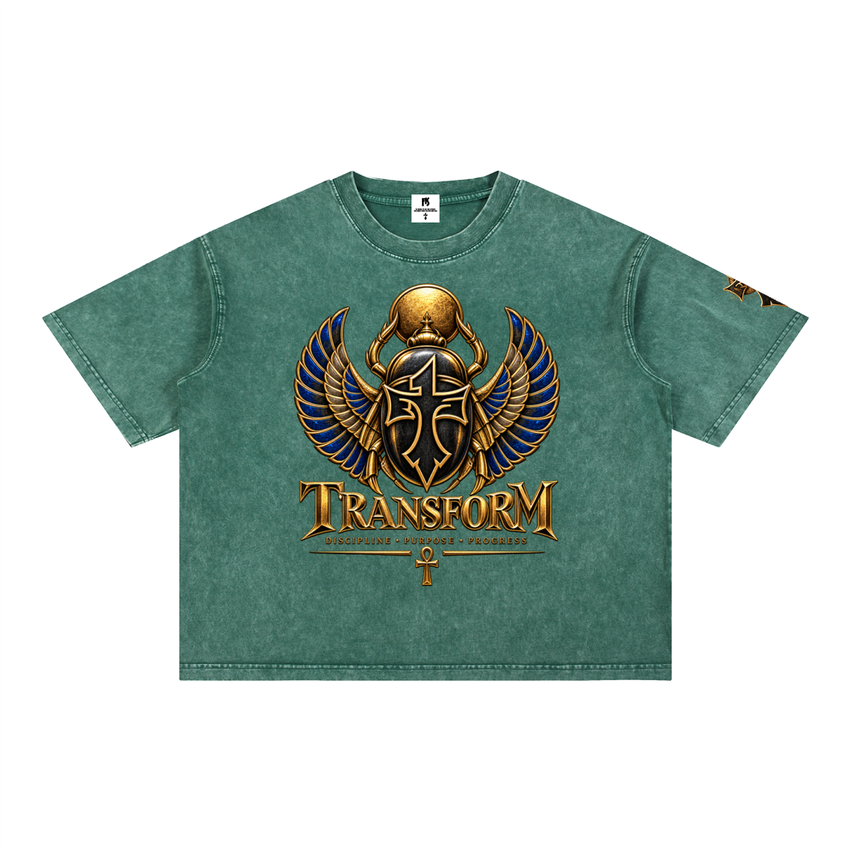 FORONESELF Egyptian Transform Boxy Cotton T-Shirt