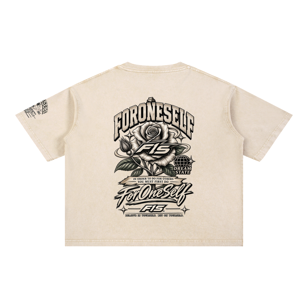 FORONESELF Oversized Boxy Cotton T-Shirt