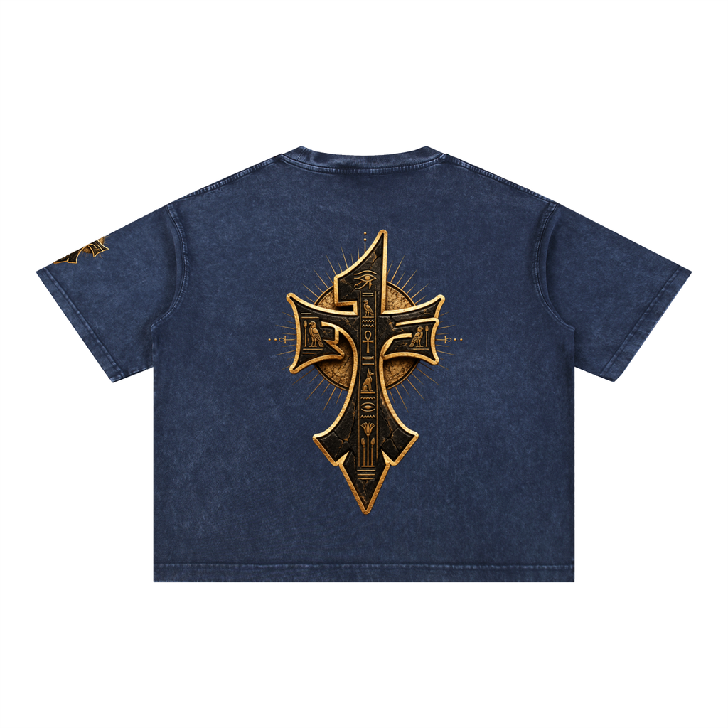 FORONESELF Egyptian Eye Boxy Cotton T-Shirt