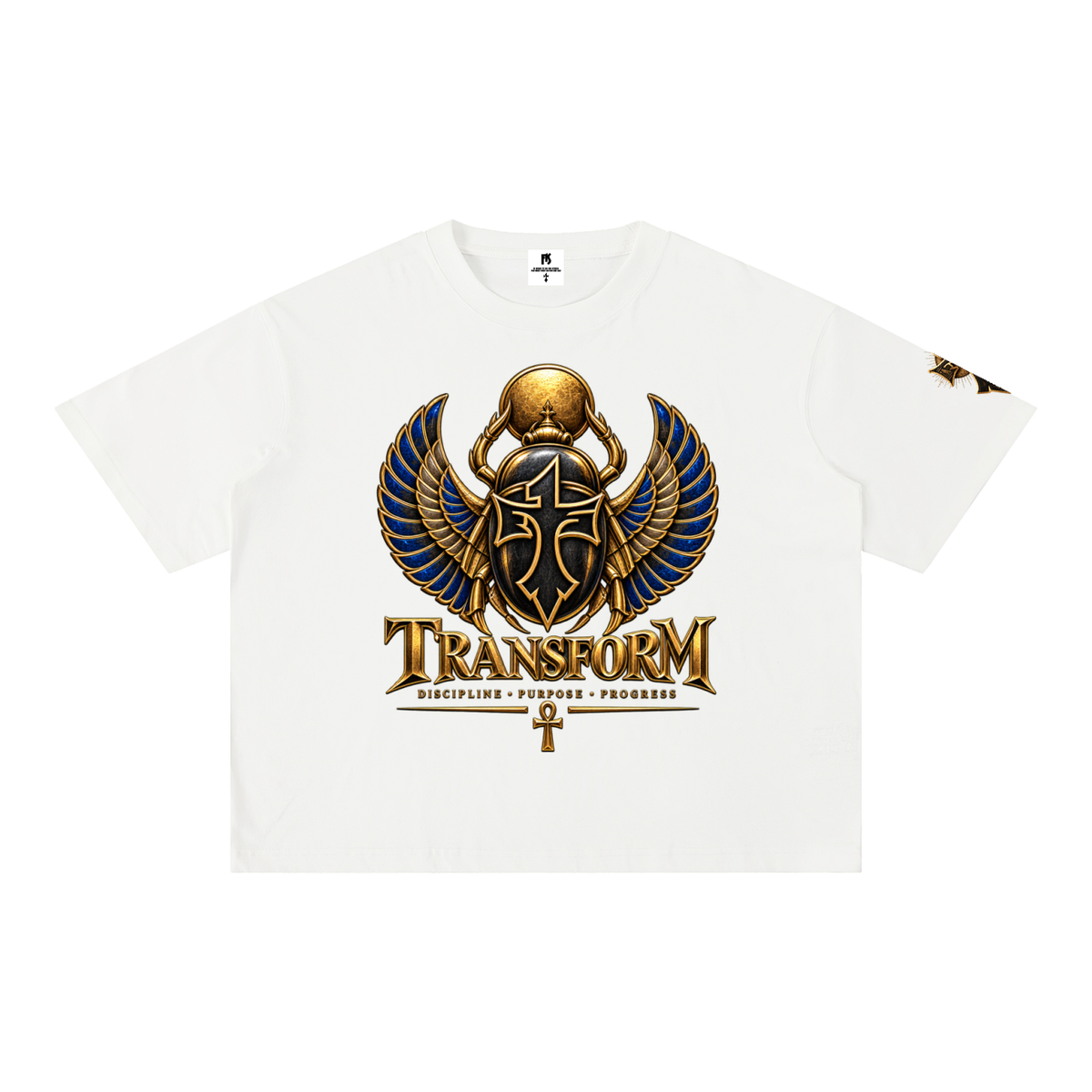 FORONESELF Egyptian Transform Boxy Cotton T-Shirt