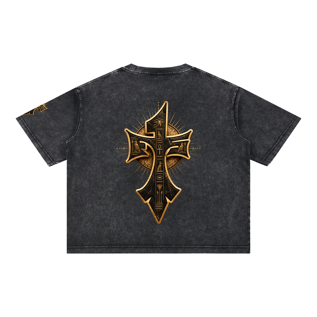 FORONESELF Egyptian Dog Boxy Cotton T-Shirt