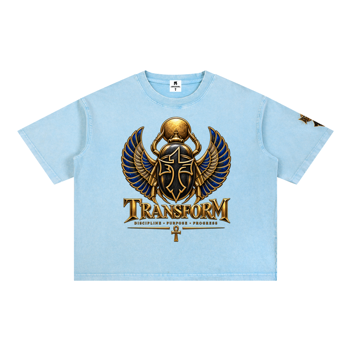 FORONESELF Egyptian Transform Boxy Cotton T-Shirt