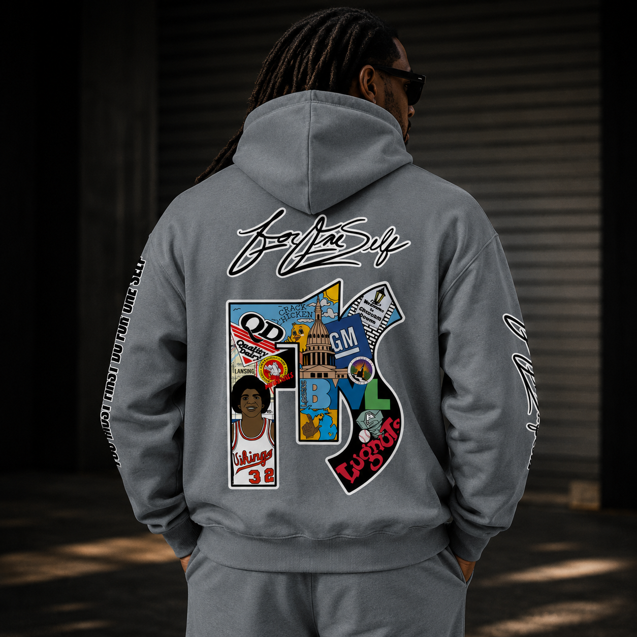 F1S (Lansing Edition) Oversize Fleeced Hoodie