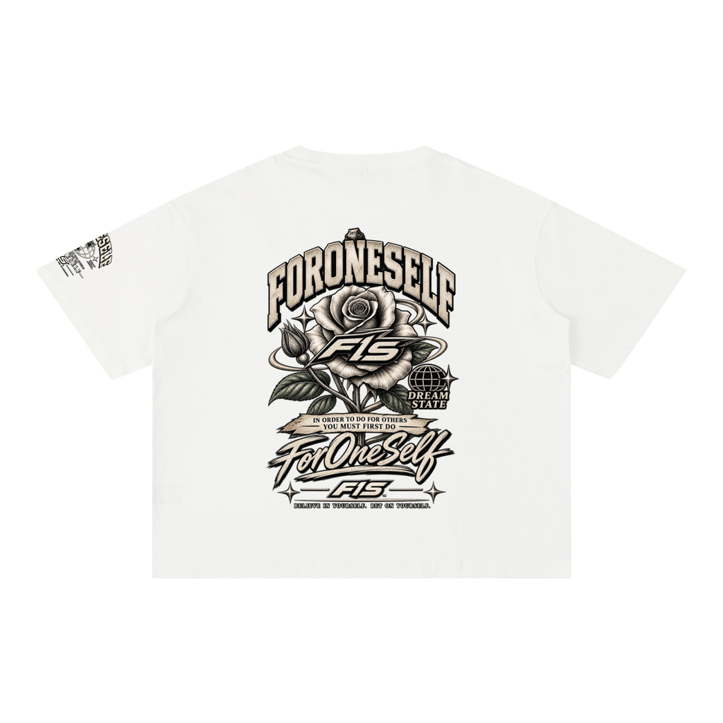 FORONESELF Oversized Boxy Cotton T-Shirt