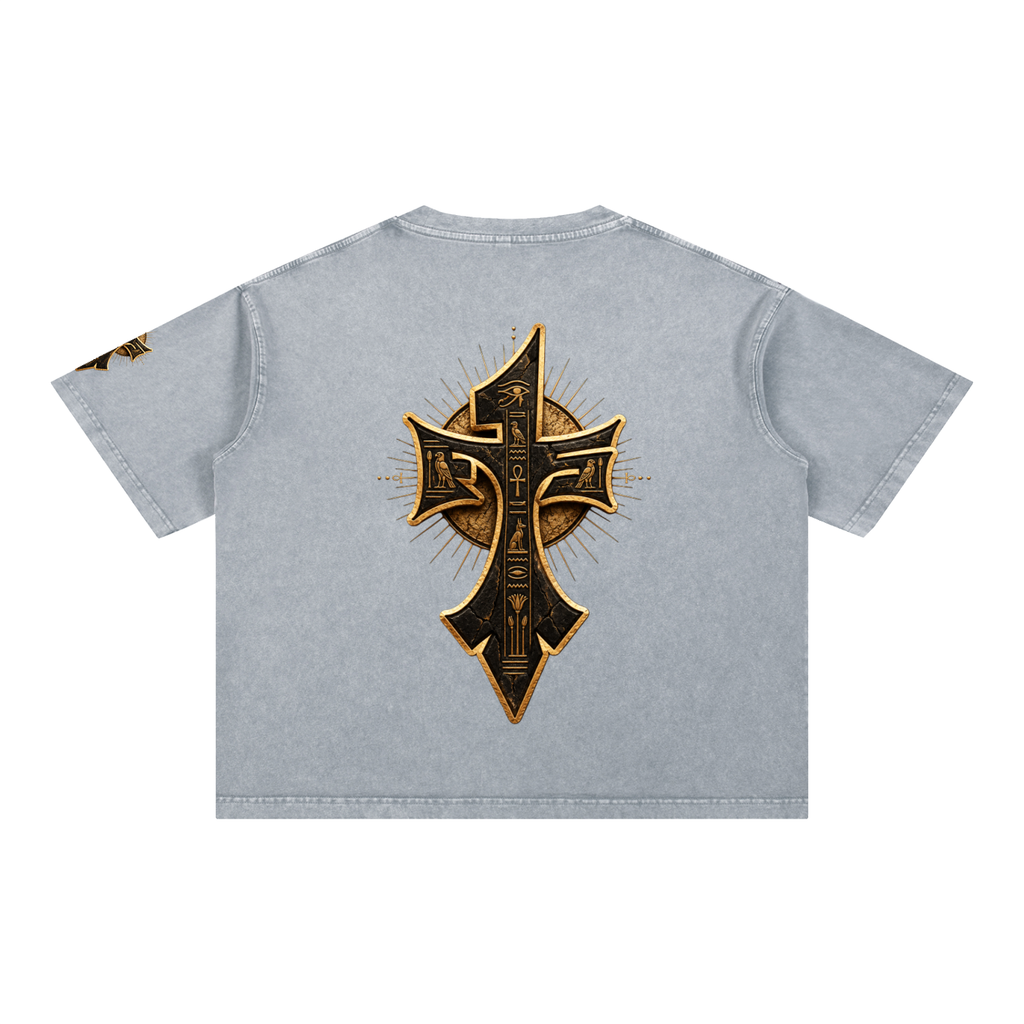 FORONESELF Egyptian Eye Boxy Cotton T-Shirt