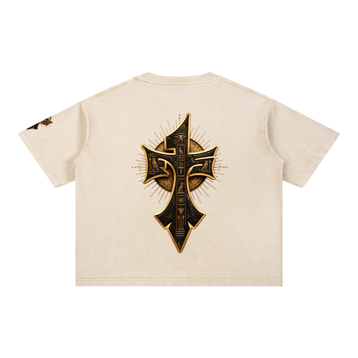 FORONESELF Egyptian Eye Boxy Cotton T-Shirt