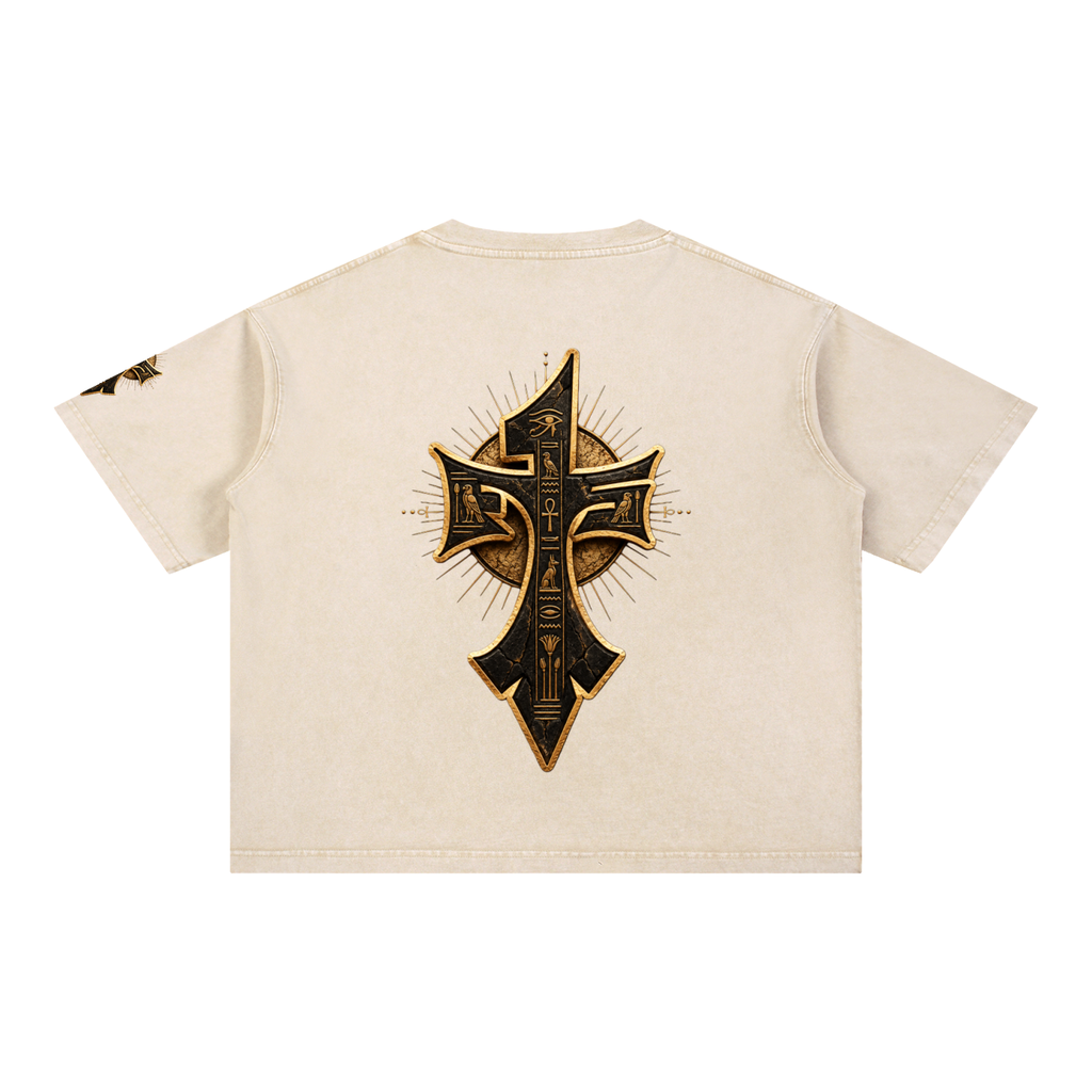 FORONESELF Egyptian Dog Boxy Cotton T-Shirt