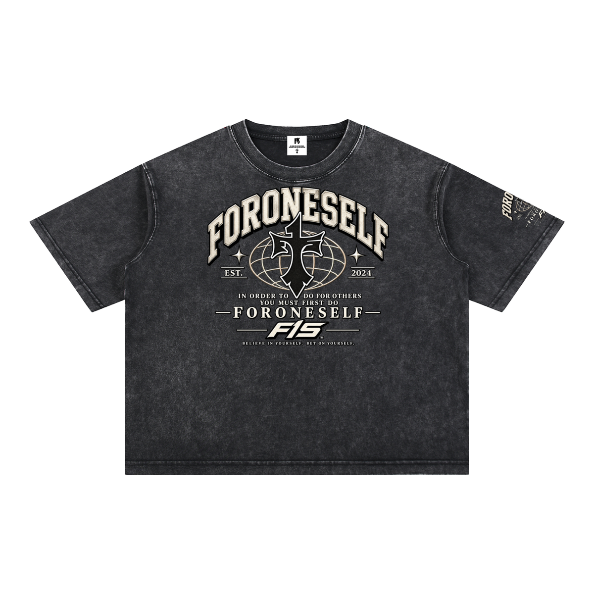 FORONESELF Oversized Boxy Cotton T-Shirt