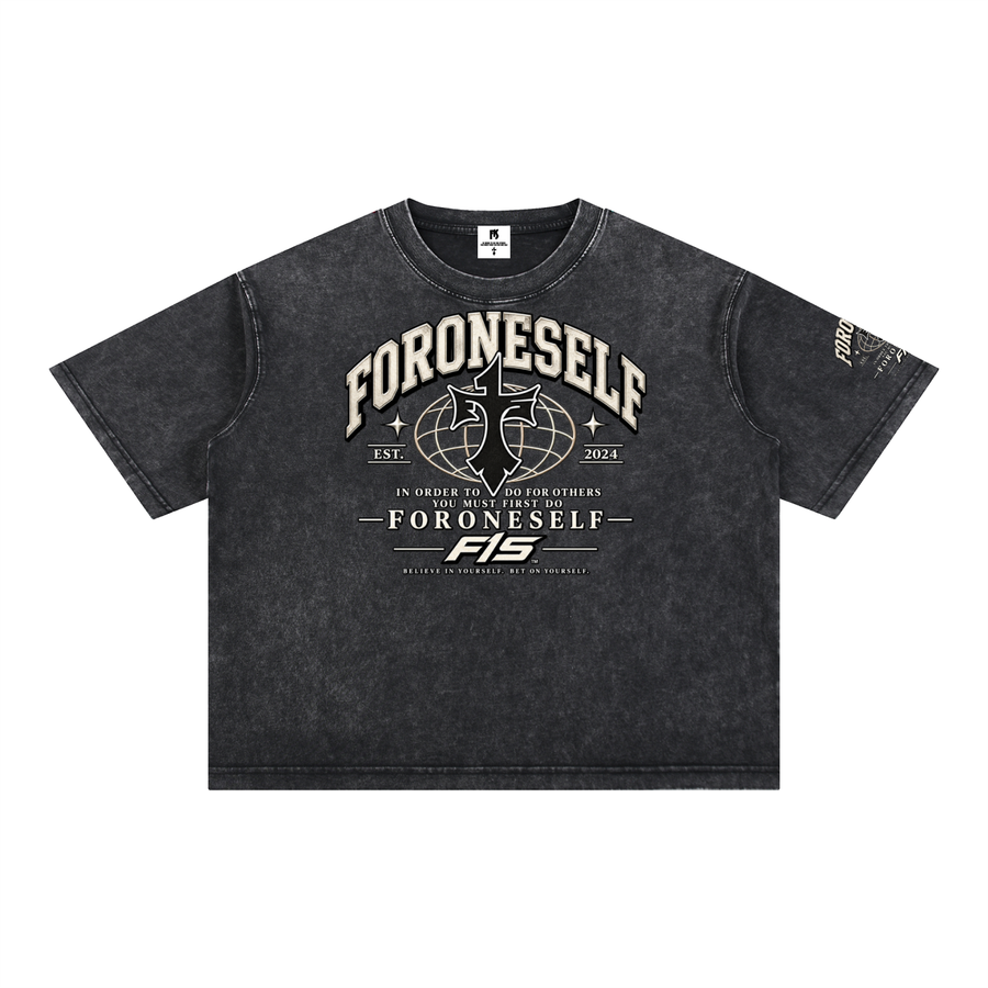 FORONESELF Oversized Boxy Cotton T-Shirt