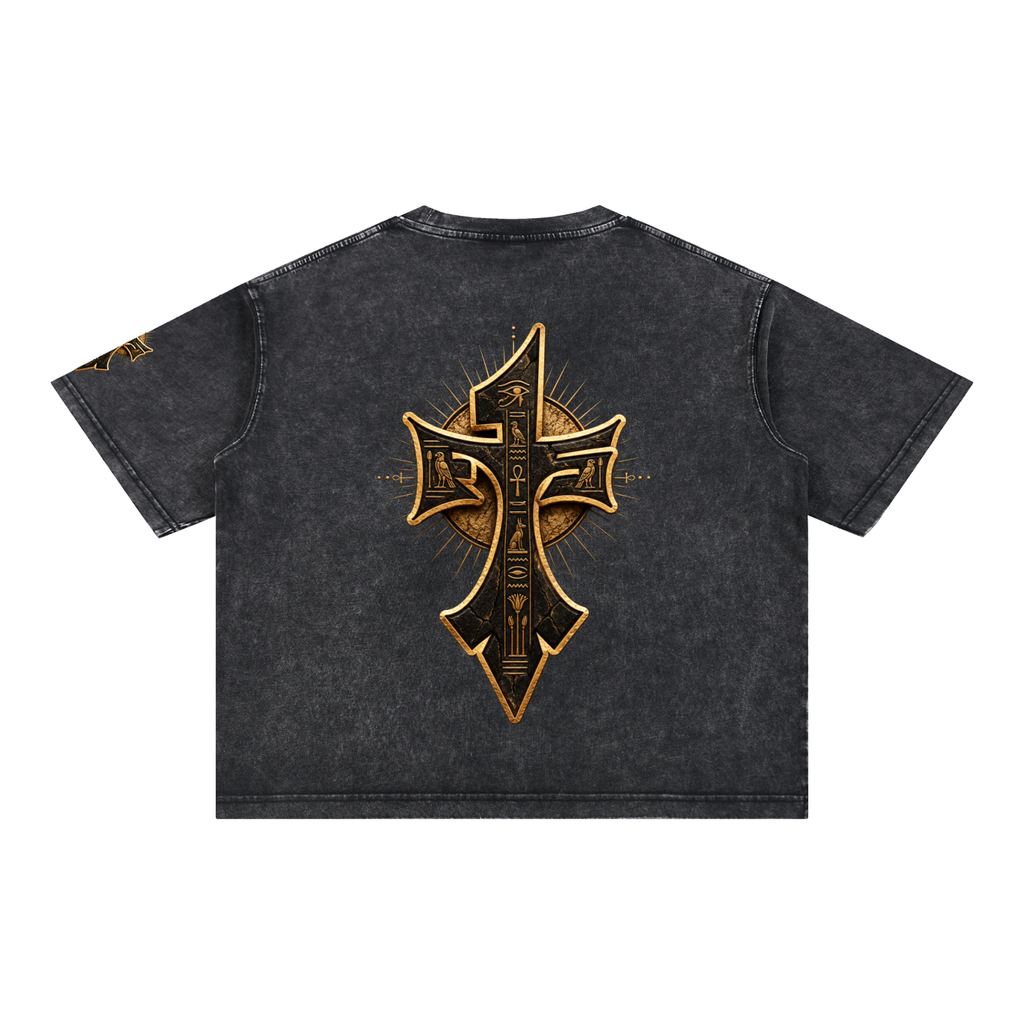 FORONESELF Egyptian Eye Boxy Cotton T-Shirt