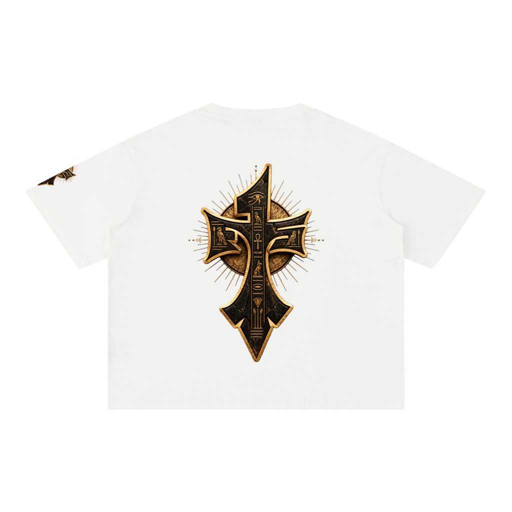 FORONESELF Egyptian Dog Boxy Cotton T-Shirt