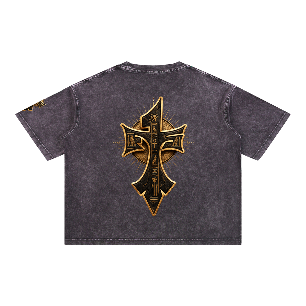 FORONESELF Egyptian Eye Boxy Cotton T-Shirt