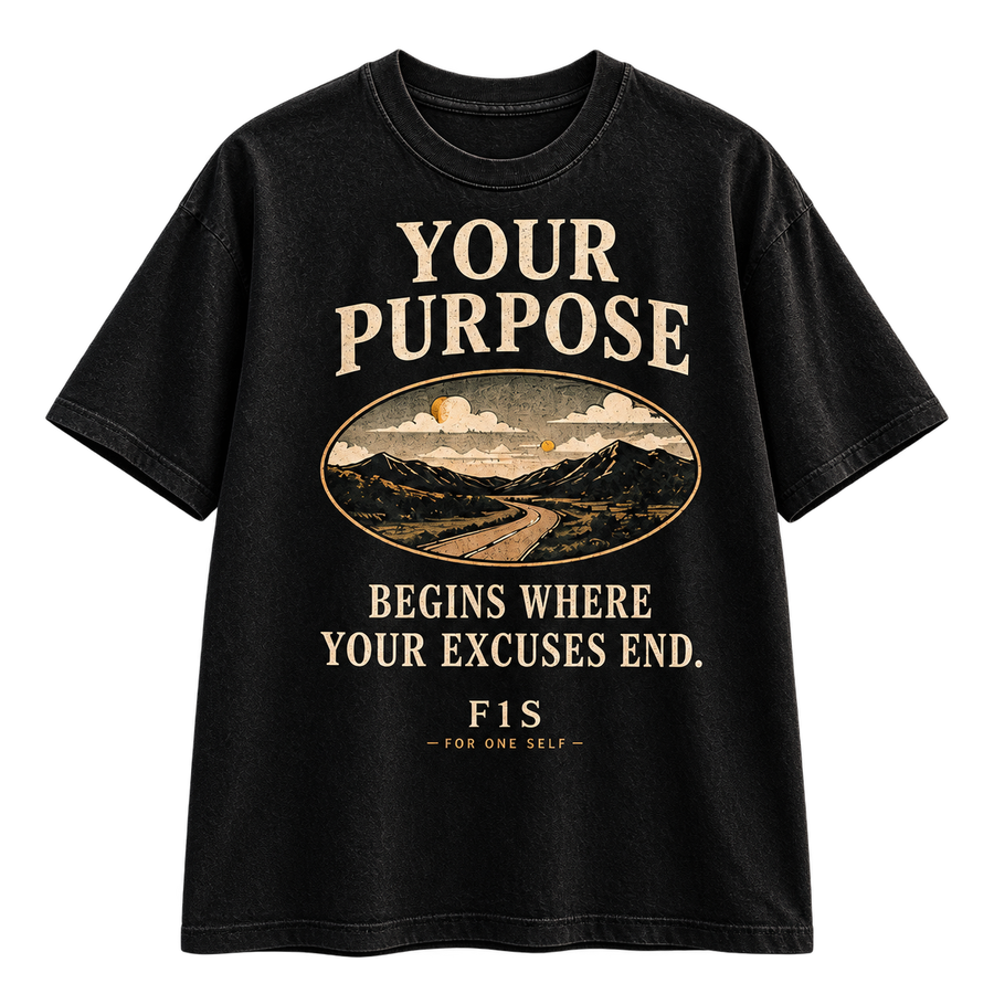 Purpose Tee — printed view